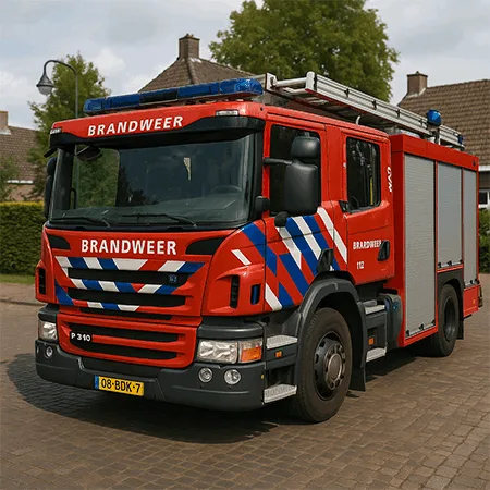 Brandweer naar FPC de Kijvelanden