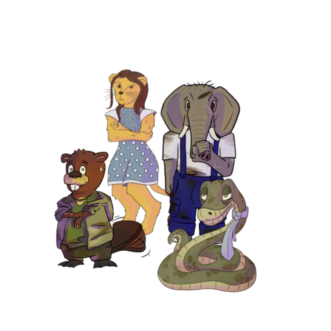 Rotbeesten - Doorzichtige achtergrond