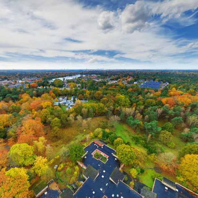 Luchtfoto den dolder wa hoeve